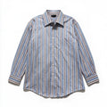 Lands' End Men's Blue Striped Shirt 17 1/2 32-33
