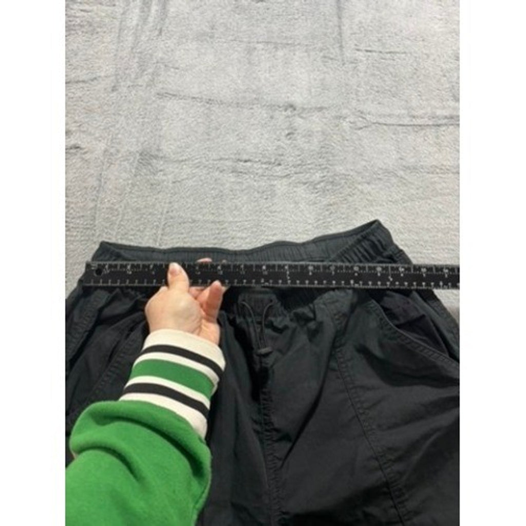 Aritzia TNA Parachute Pants Baggy Joggers Charcoal Grey Elastic Waist Inseam 28