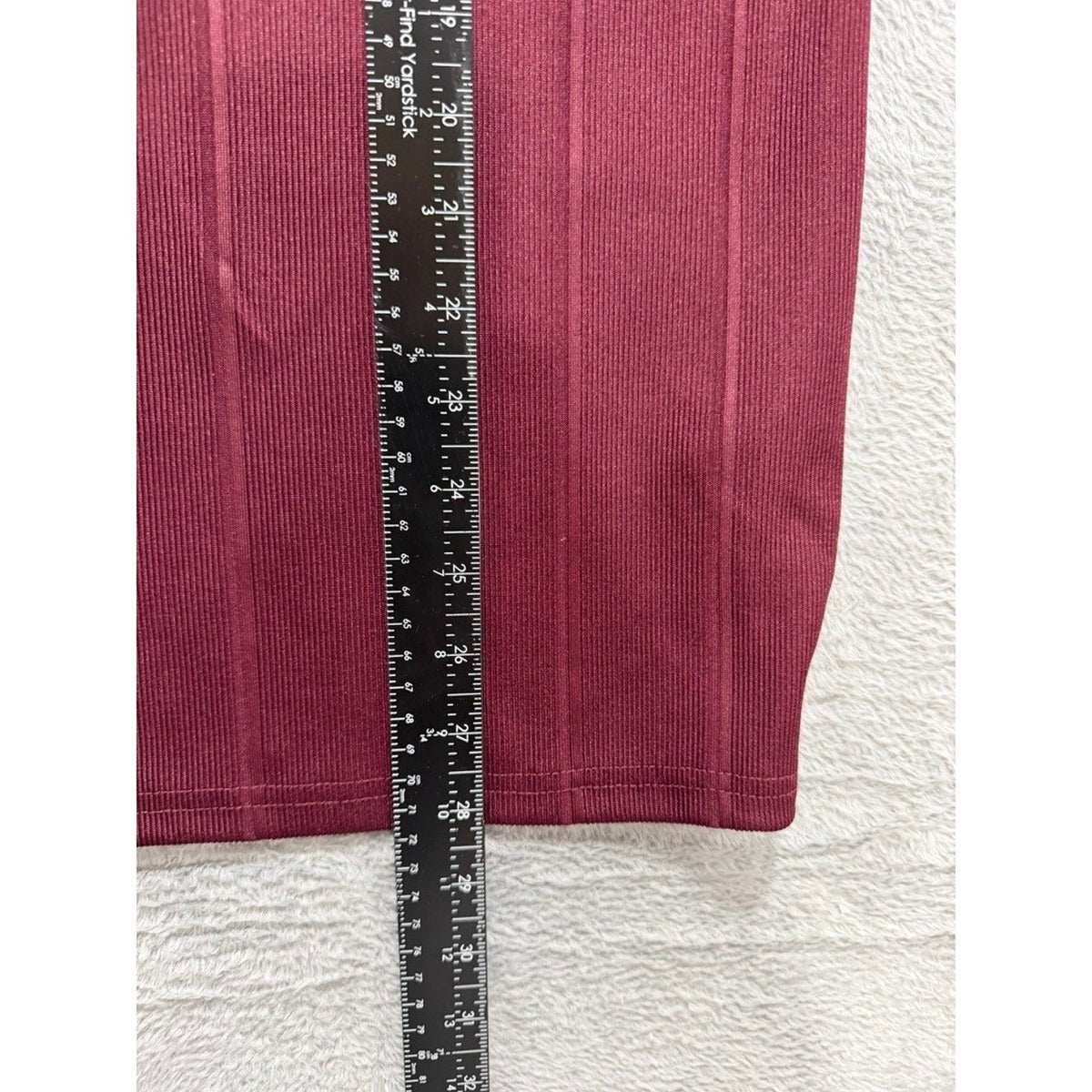 Craft Flow Knitwear Mens XL Burgundy Ribbed Quarter Zip Polo Shirt Tipped Trim