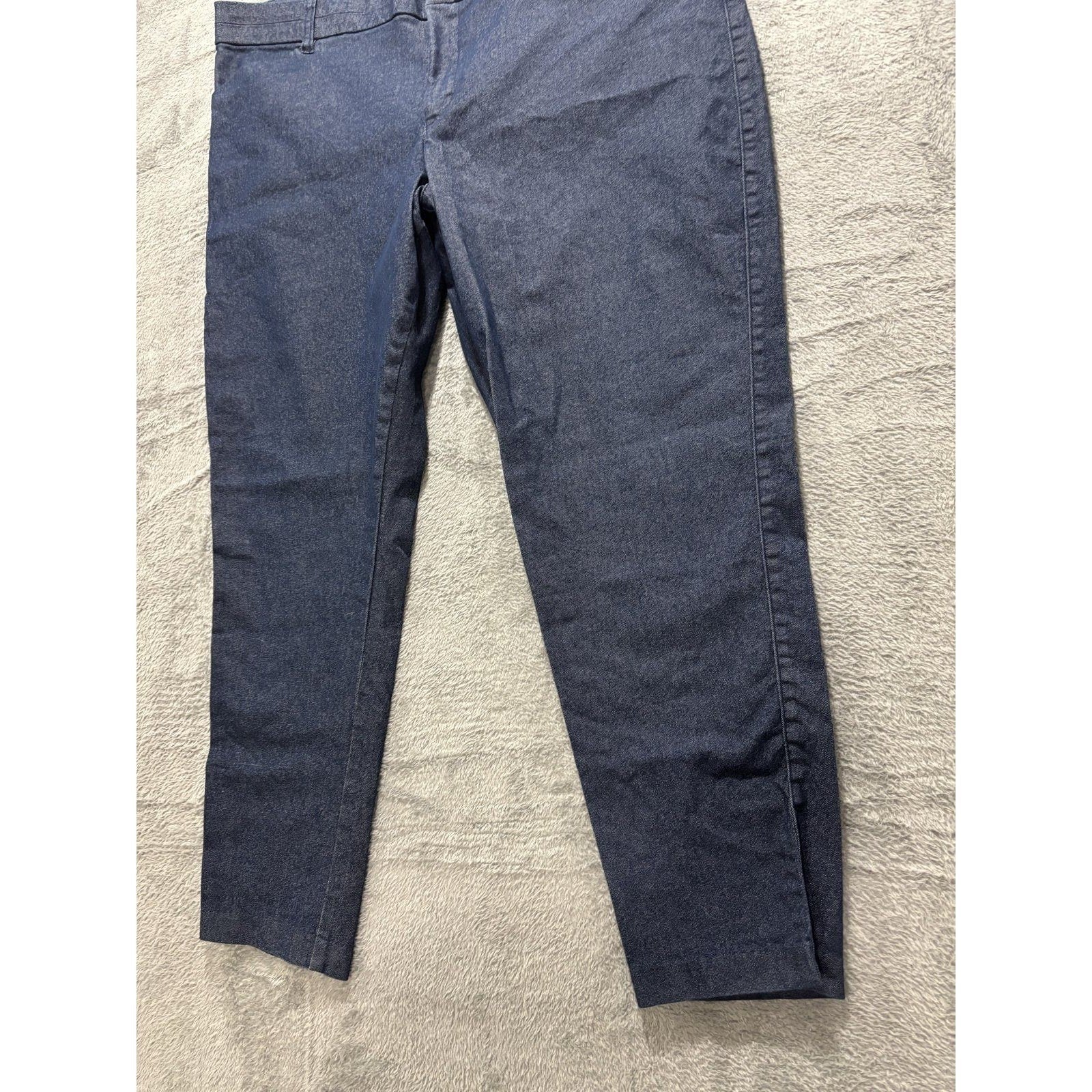 GAP 16R Blue Slim City Chino Pants Womens Casual Classic Office Stretch Cropped