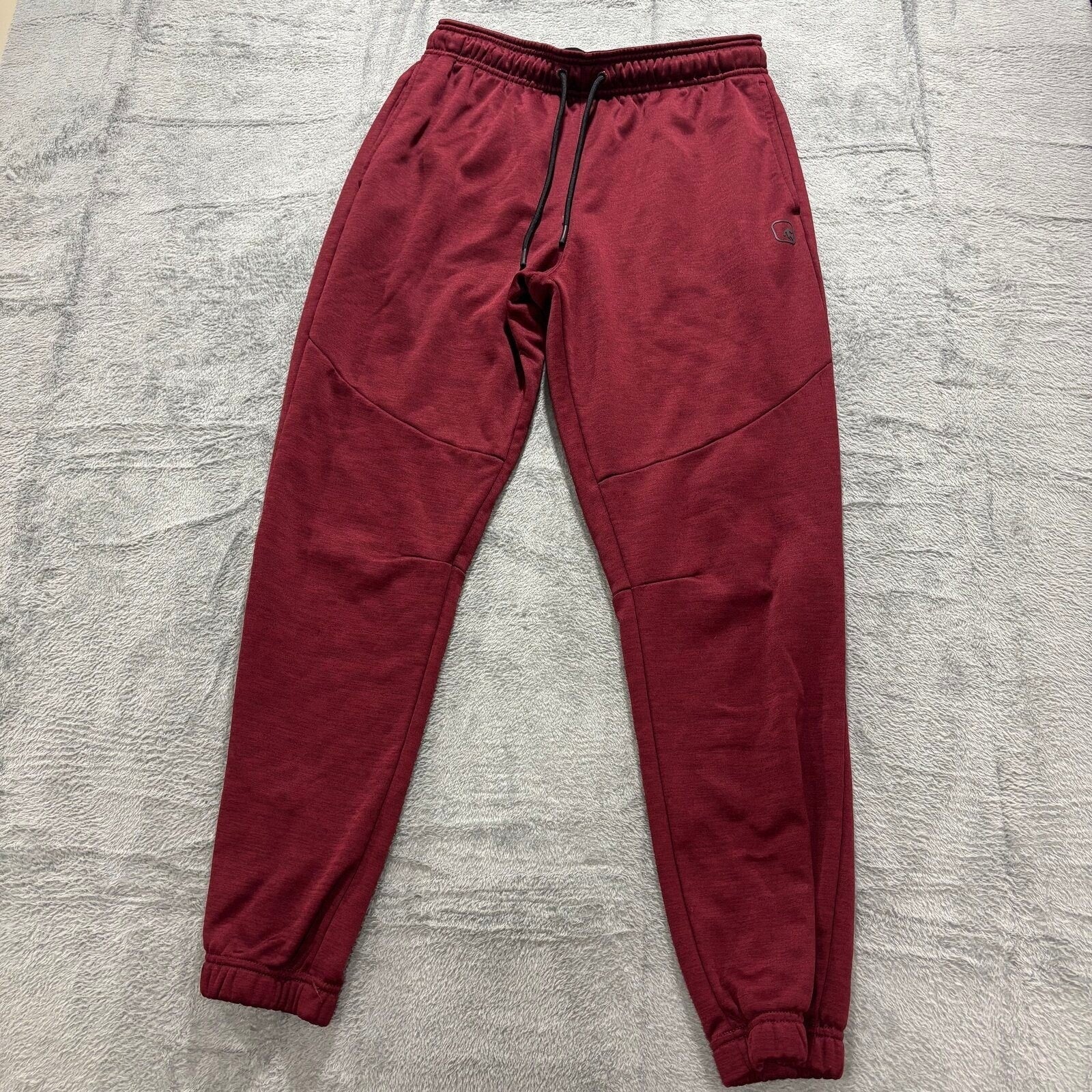 And1 M Burgundy Joggers Mens Athleisure Casual Sweatpants Activewear M/M