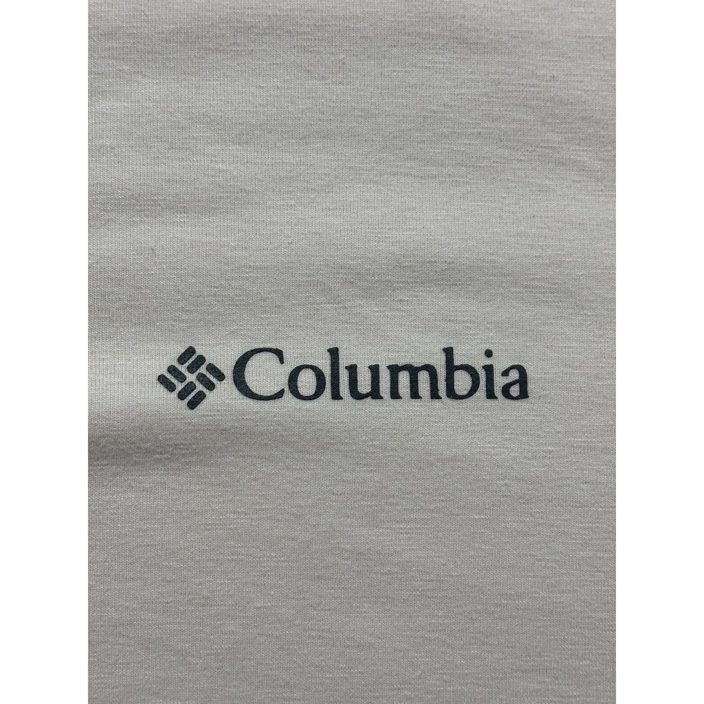 Columbia M Cream Henley Long Sleeve Shirt Womens Casual Cozy