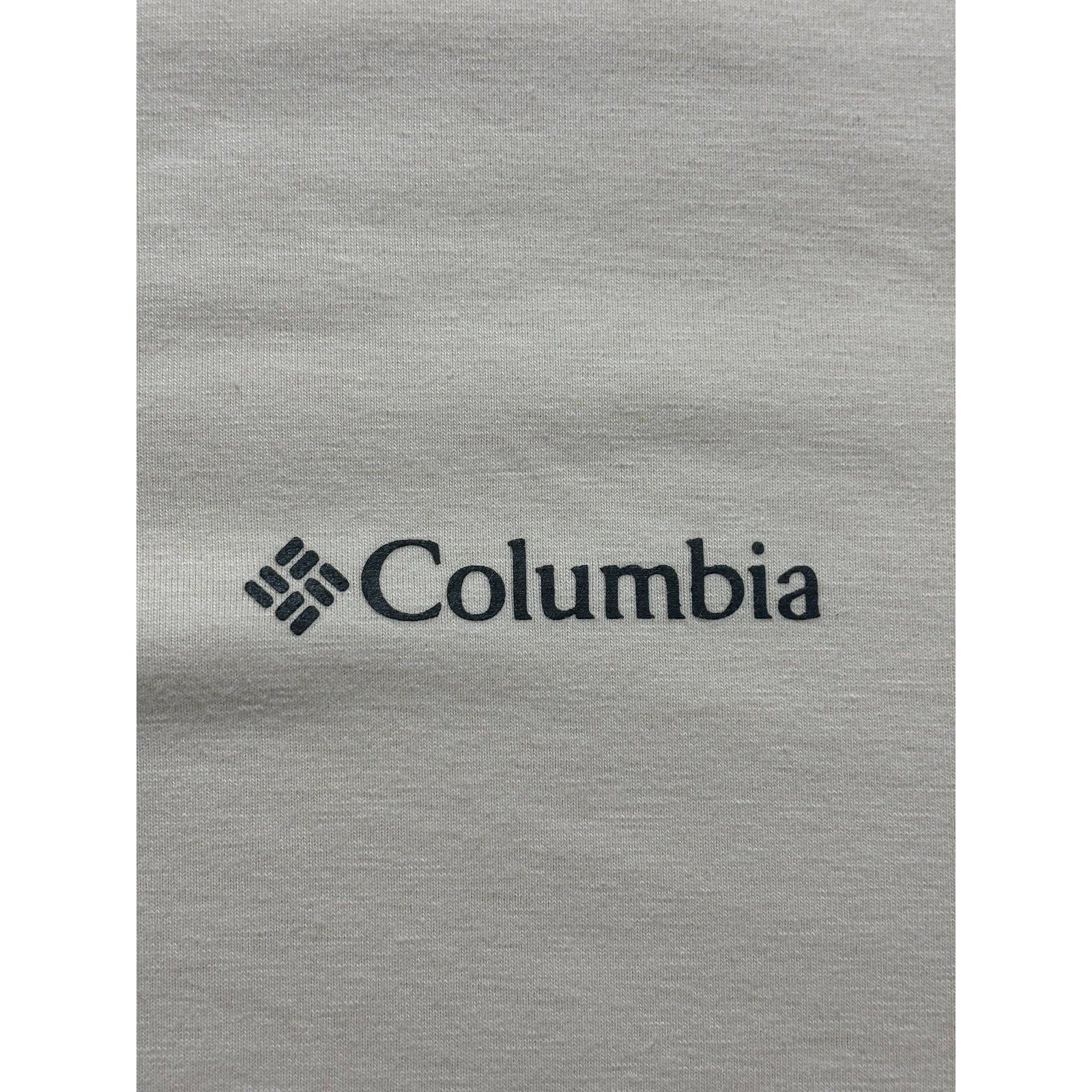 Columbia M Cream Henley Long Sleeve Shirt Womens Casual Cozy
