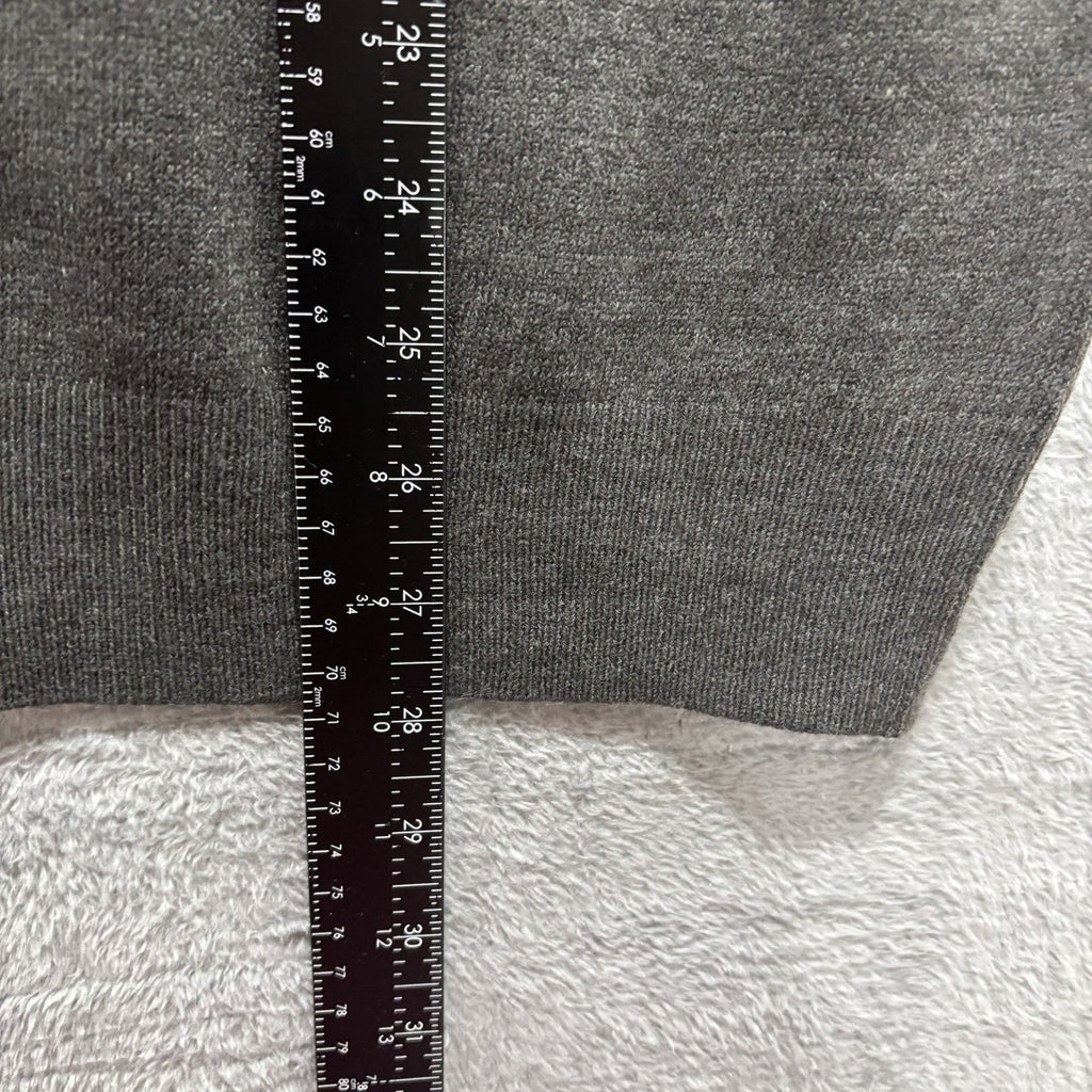 JM Collection XXL Womens Charcoal Gray Crewneck Sweater Cozy Classic Plus Knit