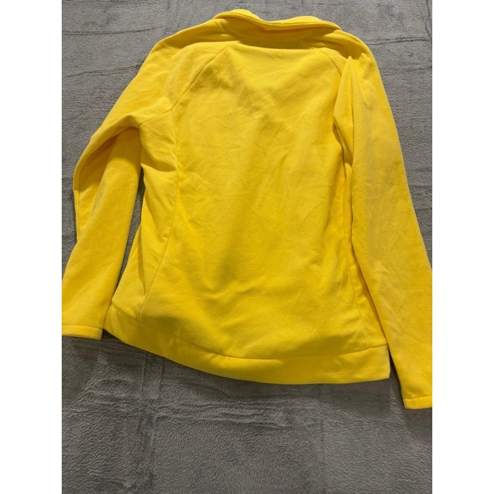 Columbia Glacial IV 1/4 Zip Fleece Pullover Women XXL Yellow Outdoor Hiking