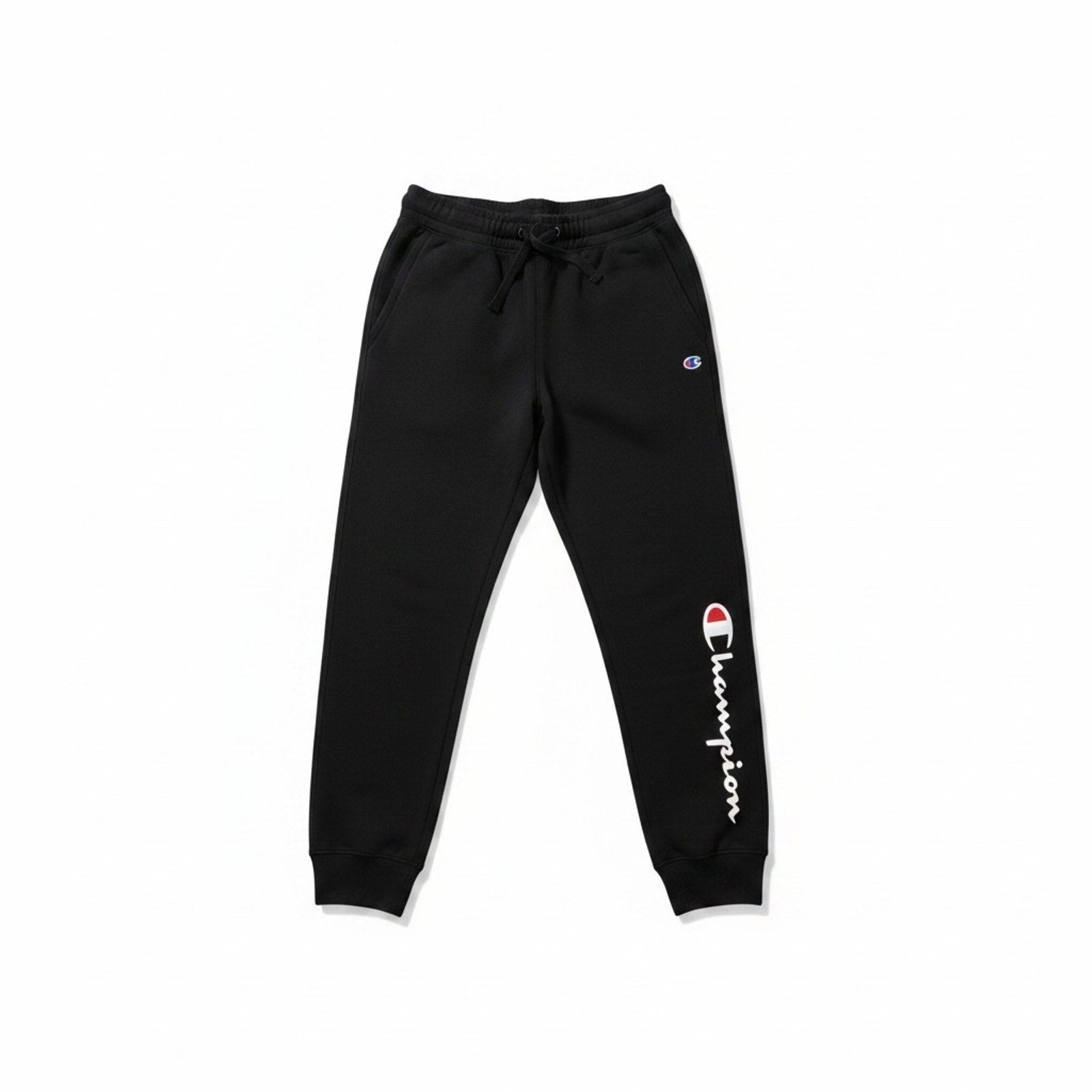 Champion Womens L Black Joggers Sweatpants Athleisure Casual Fleece Cozy Sporty