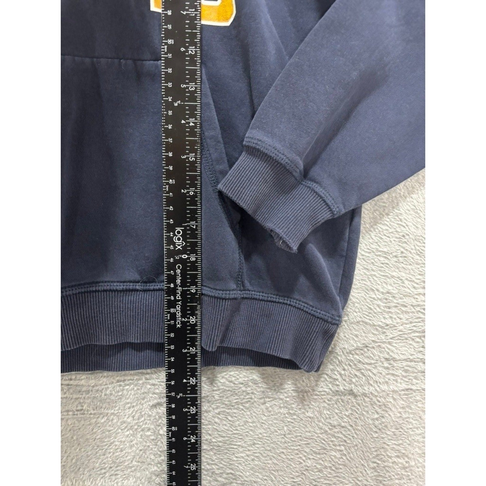 H&M S Navy Blue UCLA Hoodie Womens Vintage Sweatshirt Pullover College Cozy