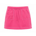Gap Womens XL Pink Cotton Stretch Drawstring Mini Skirt w Pockets French Terry