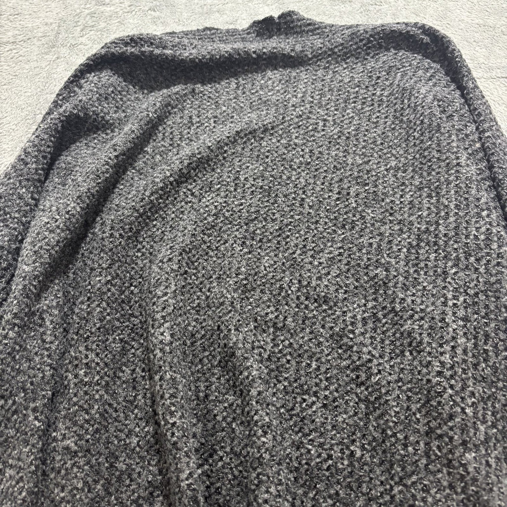American Eagle Womens S Charcoal Gray Cardigan Open Front Soft Cozy Layering