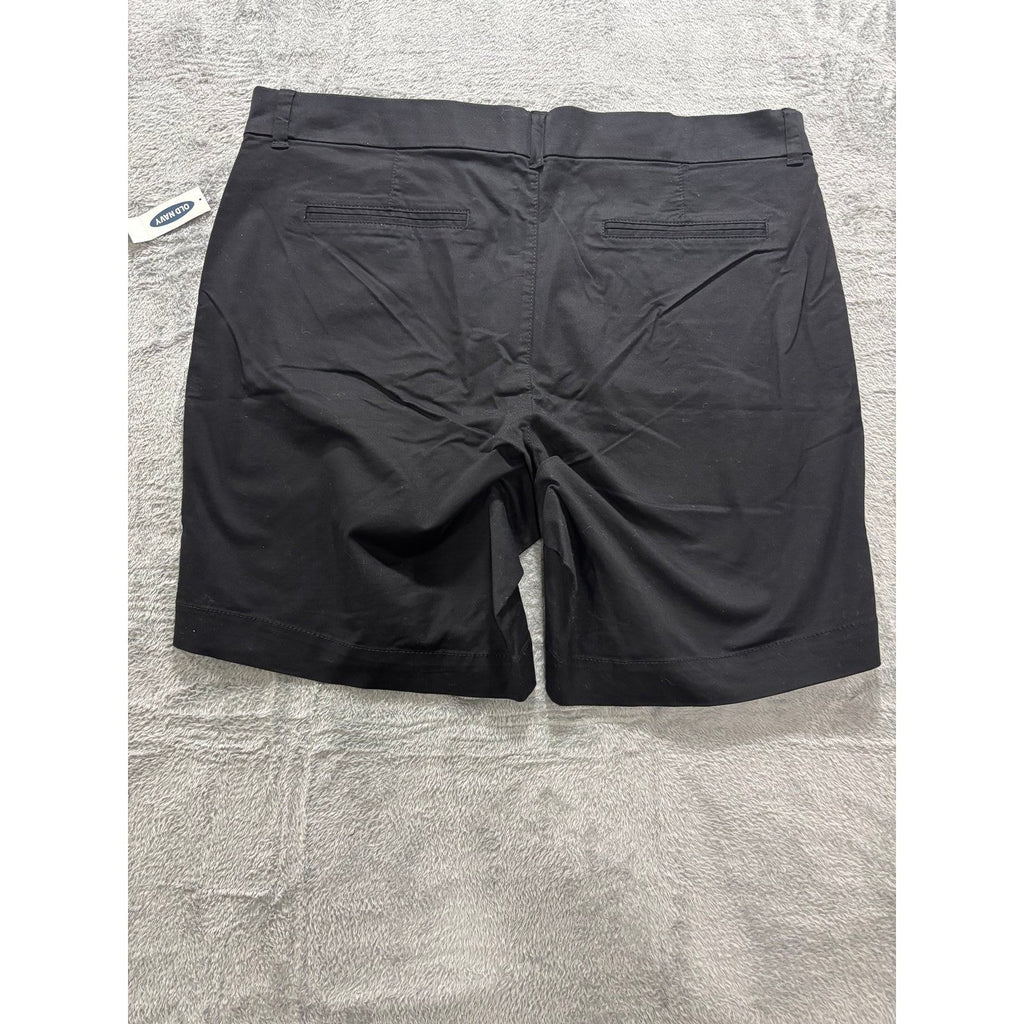 Old Navy 16 Black Everyday Shorts Womens Casual Plus Size Chino Summer New