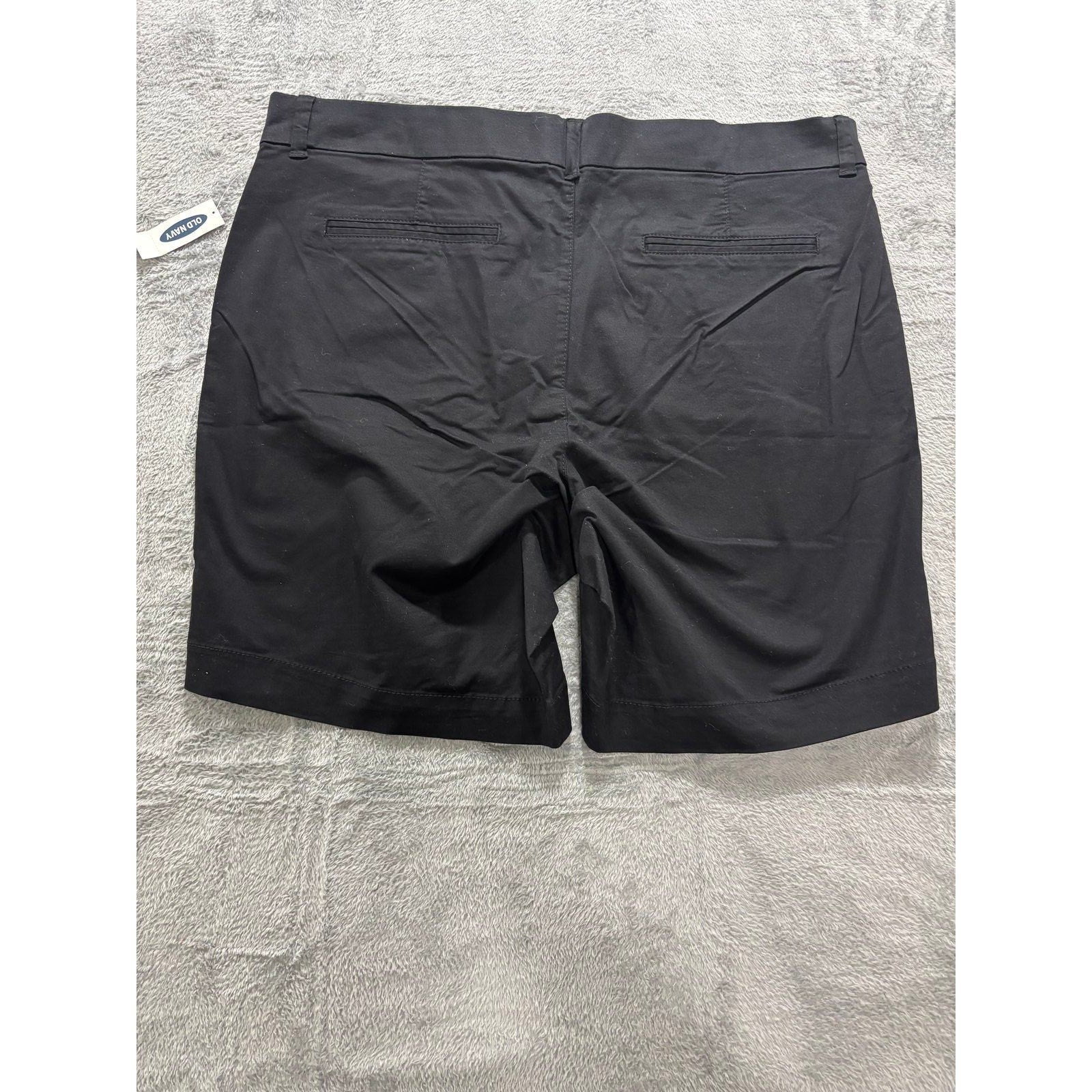 Old Navy 16 Black Everyday Shorts Womens Casual Plus Size Chino Summer New