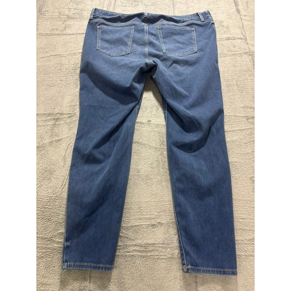 Old Navy Maternity Rockstar Super Skinny Jean Blue Medium Wash Low Panel Size 16