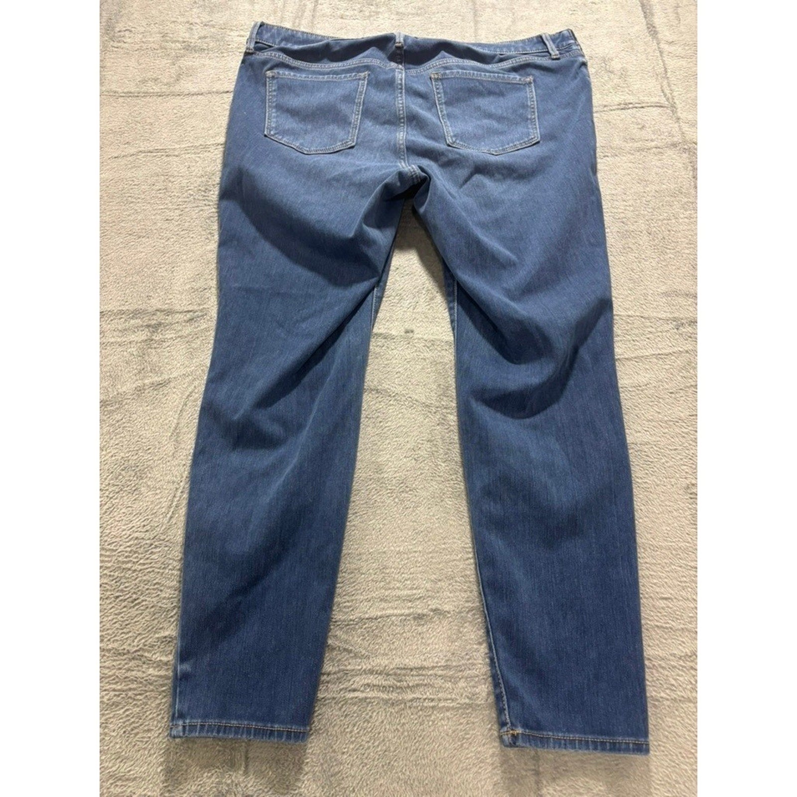 Old Navy Maternity Rockstar Super Skinny Jean Blue Medium Wash Low Panel Size 16
