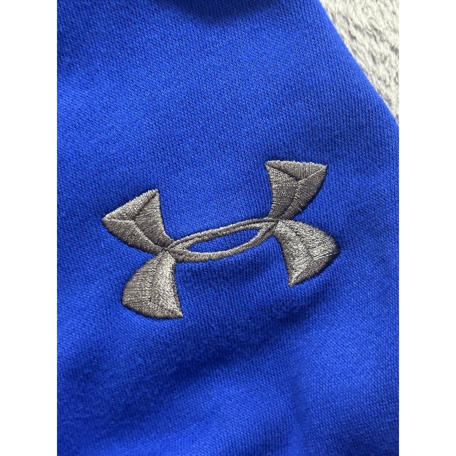 Under Armour LG Blue Full Zip Hoodie Womens Athleisure Cozy