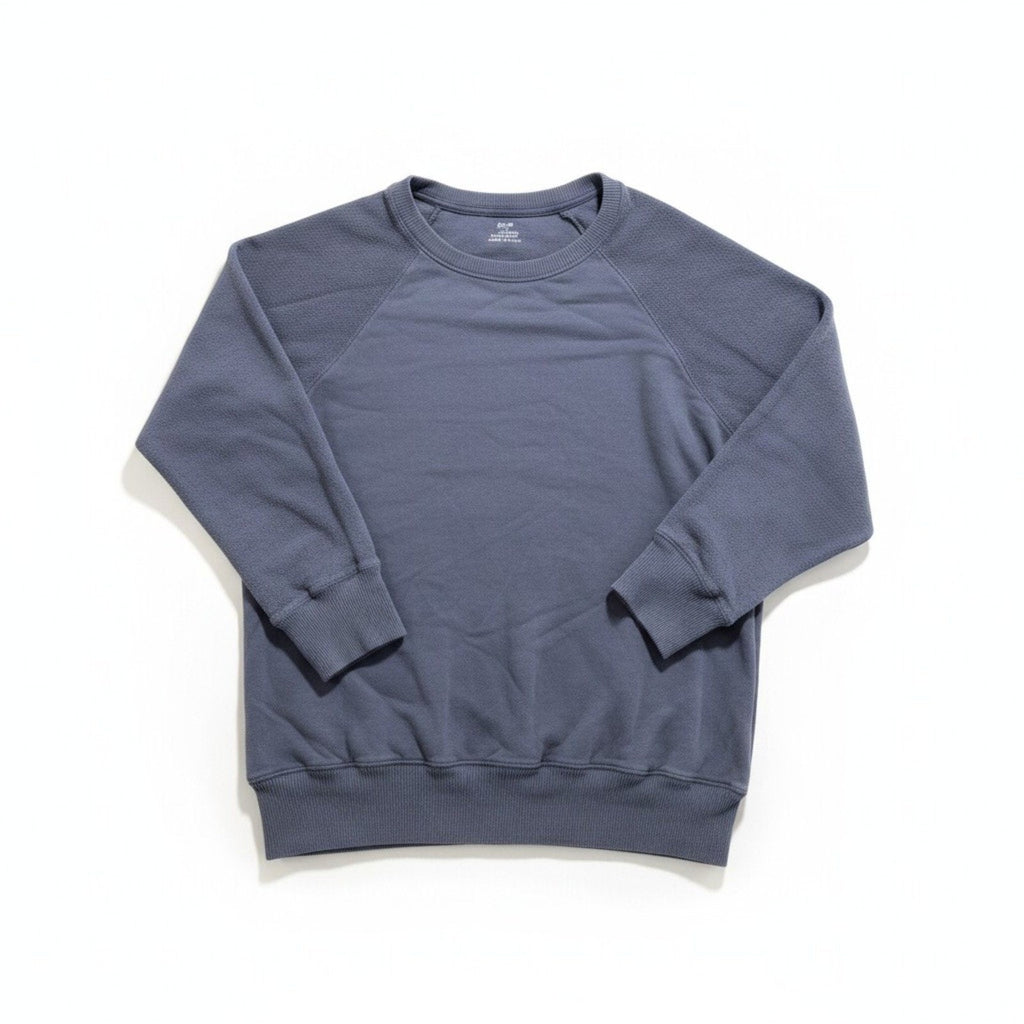 Aerie Womens M Blue Raglan Sweatshirt Casual Cozy Athleisure Pullover