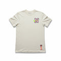 Nike S Cream Graphic T-Shirt Womens Athleisure Casual Short Sleeve Tee