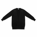 Old Navy 1X Black Womens Open Front Long Cardigan Duster Sweater Cozy Plus Size