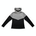Nike S Gray Black Womens Running Division Therma-FIT Pullover Athleisure Casual
