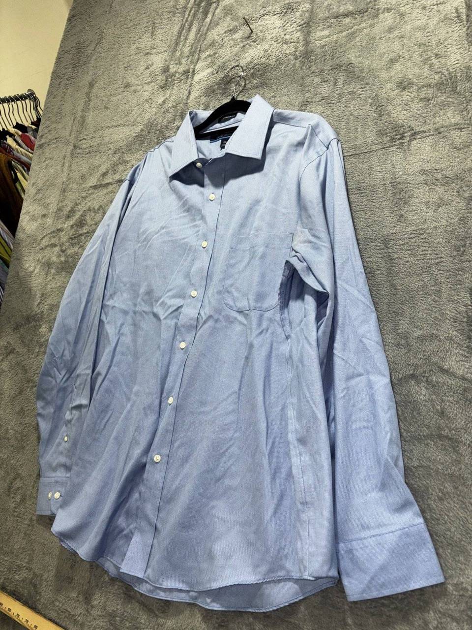 Croft & Barrow Men's Blue Dress Shirt 17 34/35, photo 2 of 8
