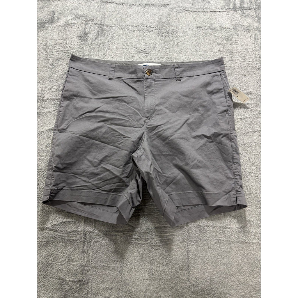 Old Navy 16 Gray Everyday Chino Shorts Womens NWT Coastal Casual Summer Stretch