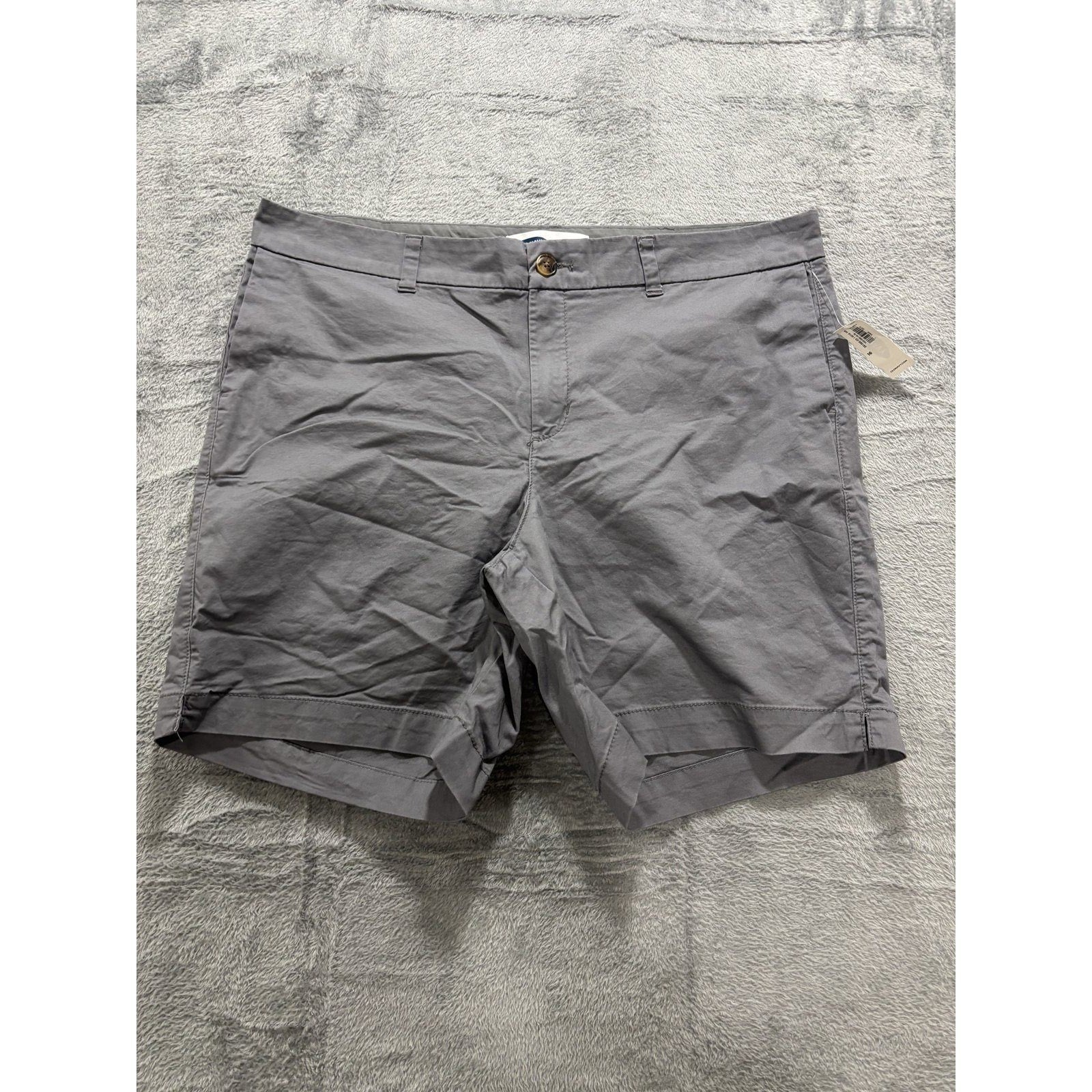 Old Navy 16 Gray Everyday Chino Shorts Womens NWT Coastal Casual Summer Stretch