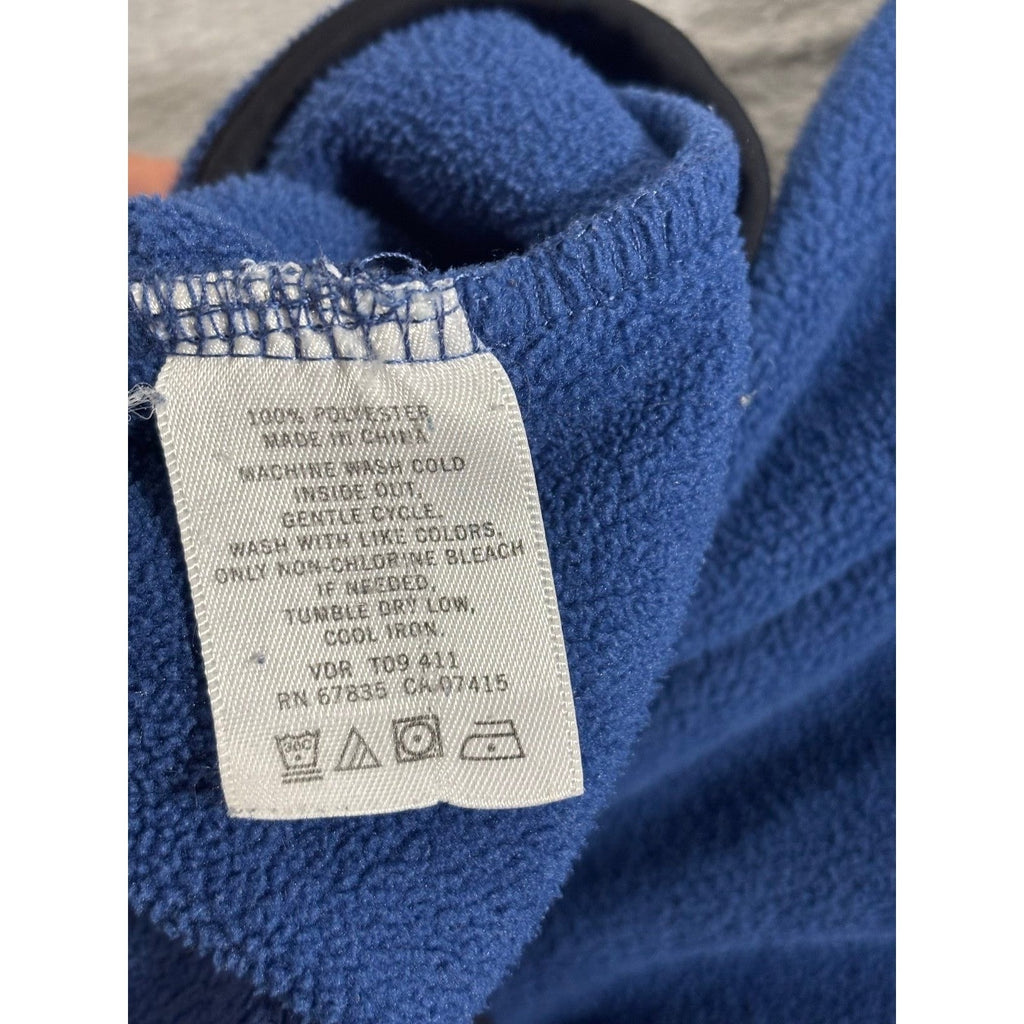 Nautica XL Blue Quarter Zip Fleece Pullover Mens Casual Cozy