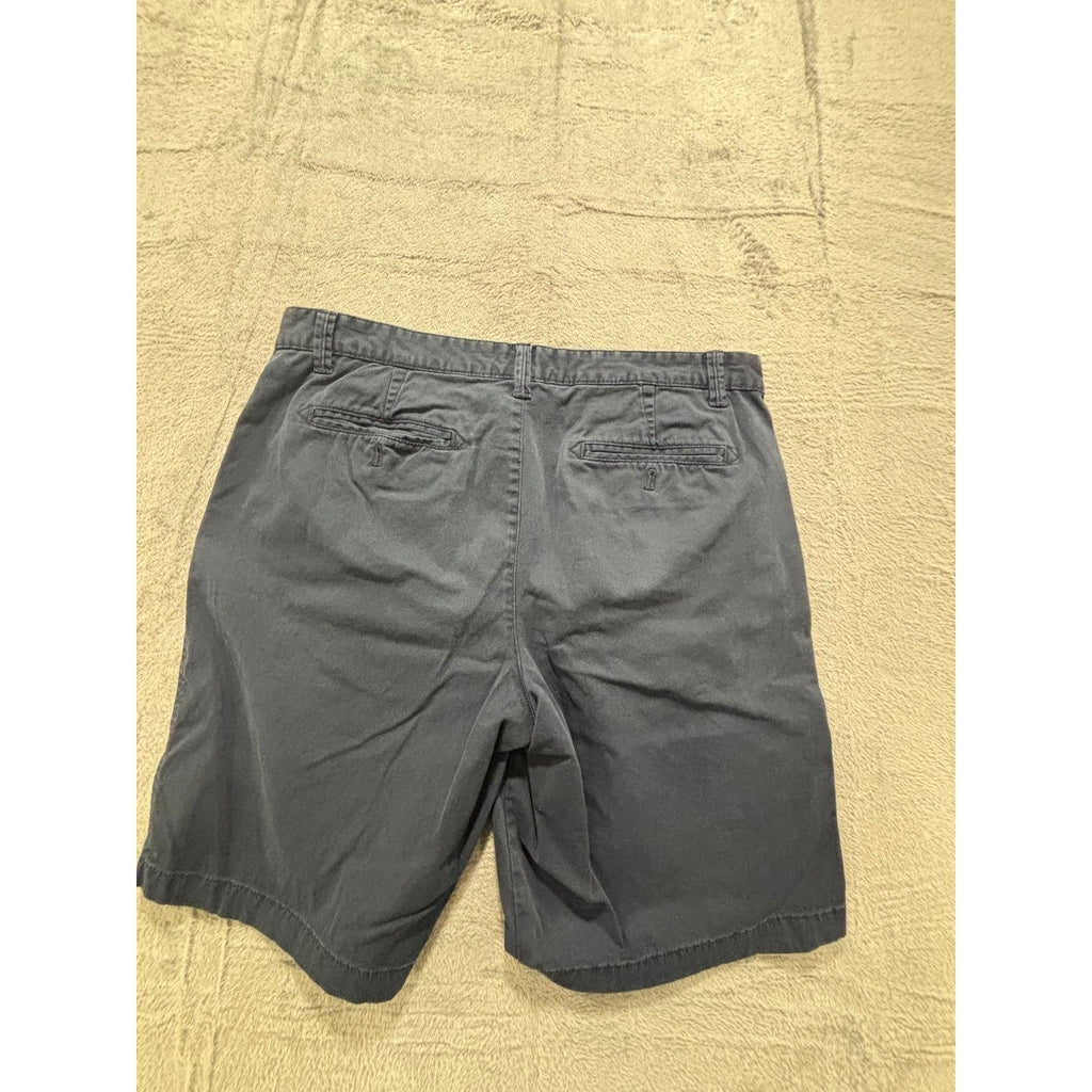 G.H. Bass & Co. 36 Navy Blue Chino Shorts Mens Casual Preppy Summer