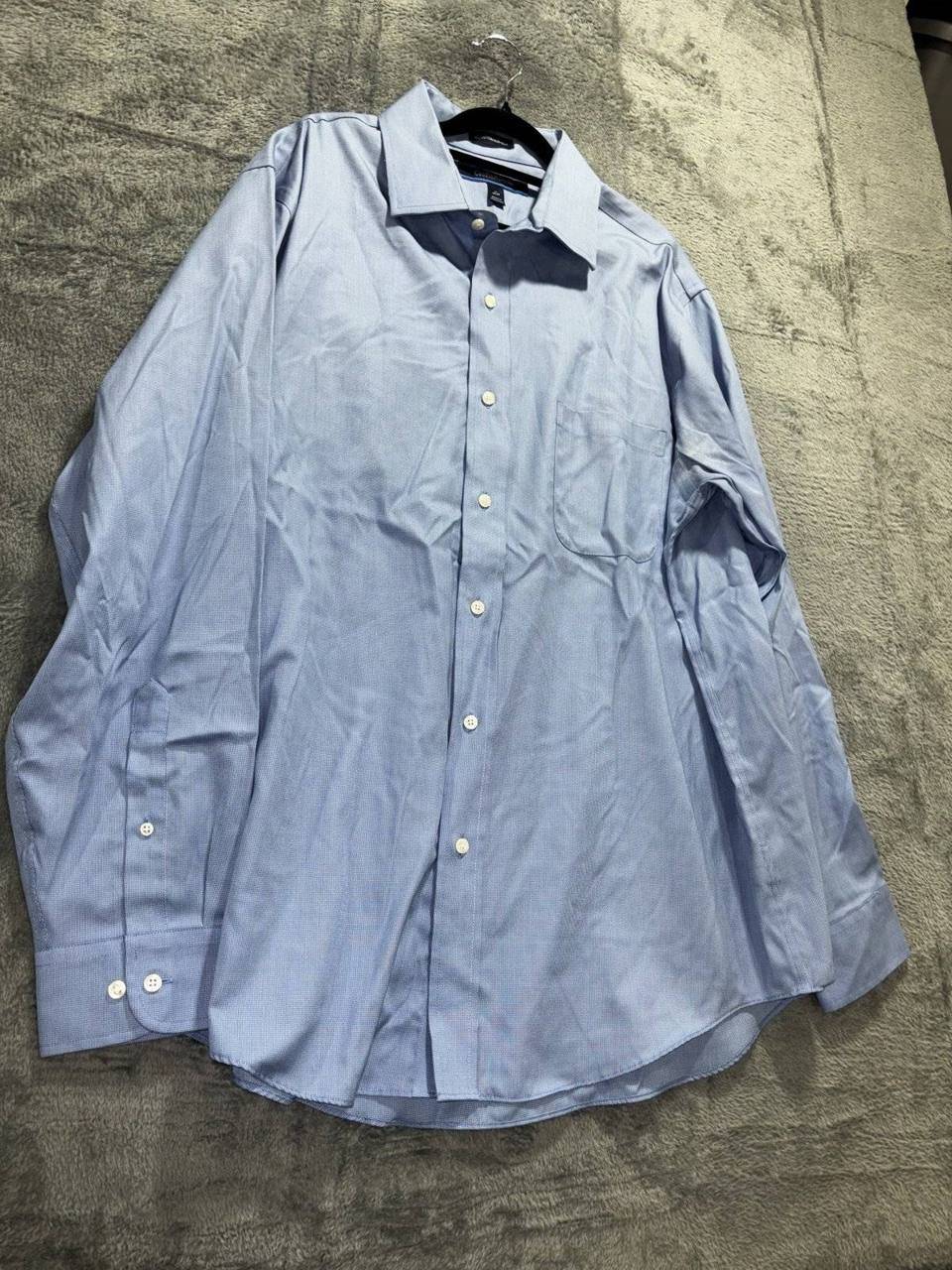 Croft & Barrow Men's Blue Dress Shirt 17 34/35, photo 3 of 8