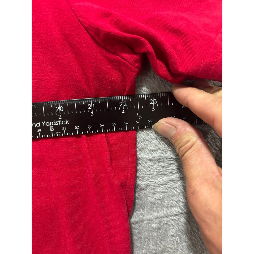 Faded Glory L Red American Flag Graphic T-Shirt Mens Vintage Casual Summer 2011