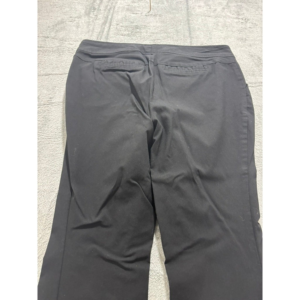 Torrid Studio Luxe Black Flare Leg Work Trousers Pants 14S Short Inseam