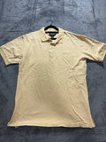 Woolrich Men's Yellow Short Sleeve Polo Shirt Size L