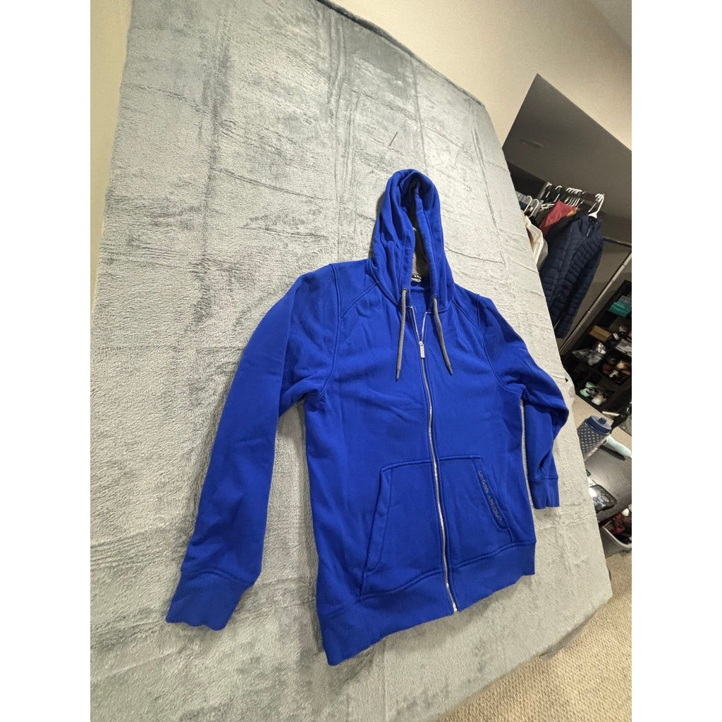 Under Armour LG Blue Full Zip Hoodie Womens Athleisure Cozy