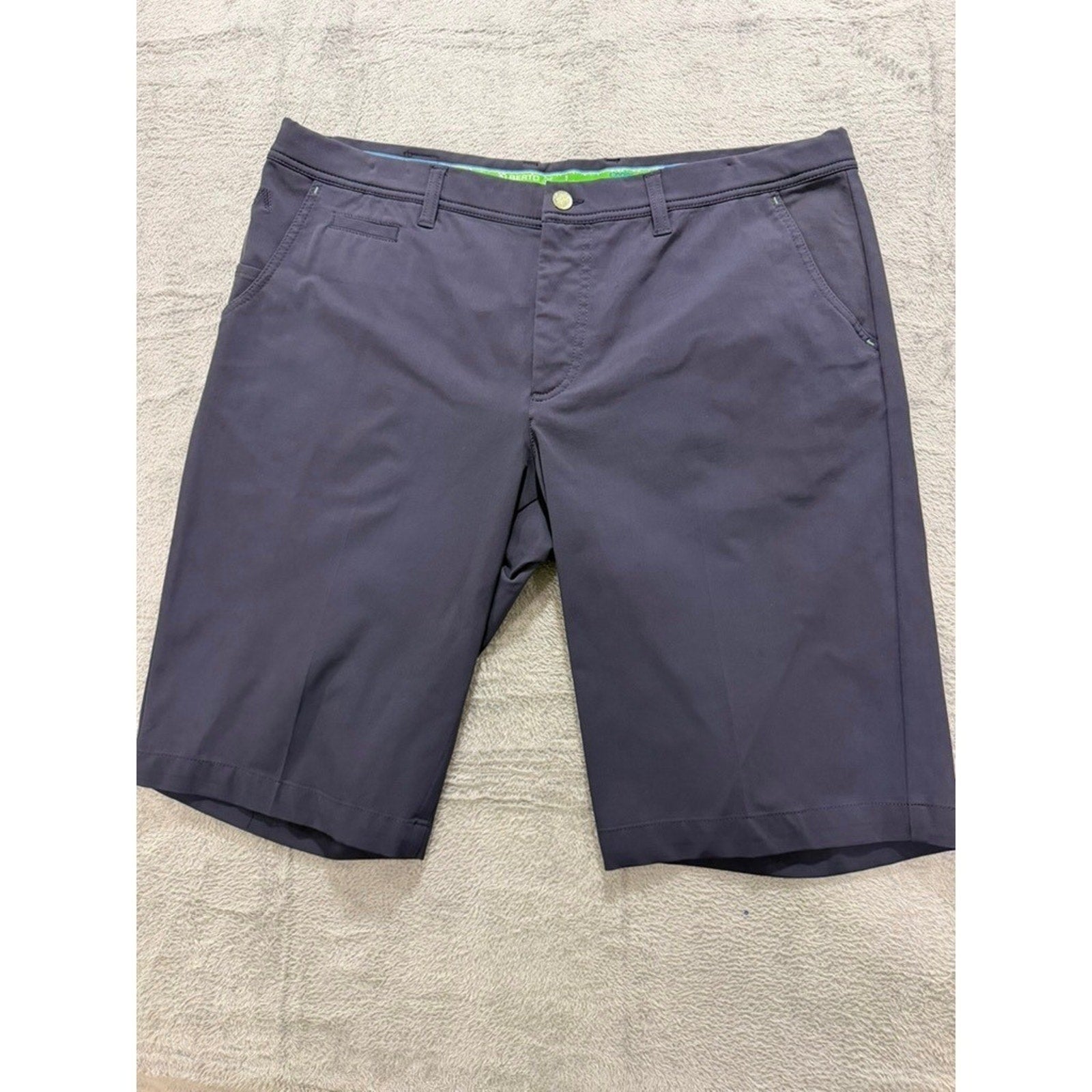 Alberto Golf Shorts Mens 58 US 42 Gray 3xDRY Cooler Performance Stretch Fit