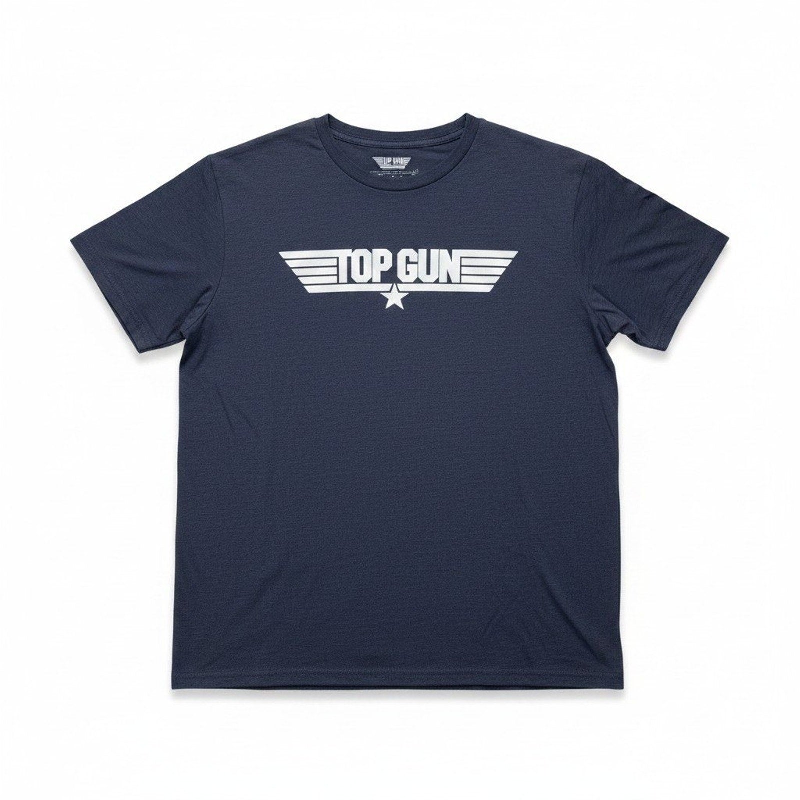 Top Gun XL Blue Graphic T-Shirt Womens Casual Vintage Movie Tee