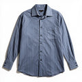 Ben Sherman Men's Blue Striped Dress Shirt 16 32-33