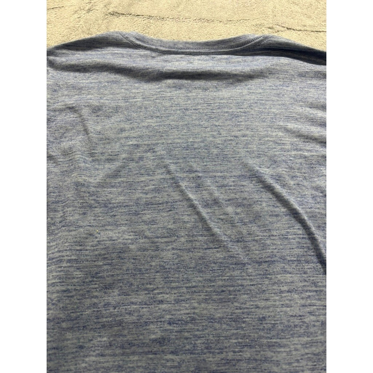 Hurley Mens M Blue Heather Graphic Logo T-Shirt Surf Short Sleeve Casual