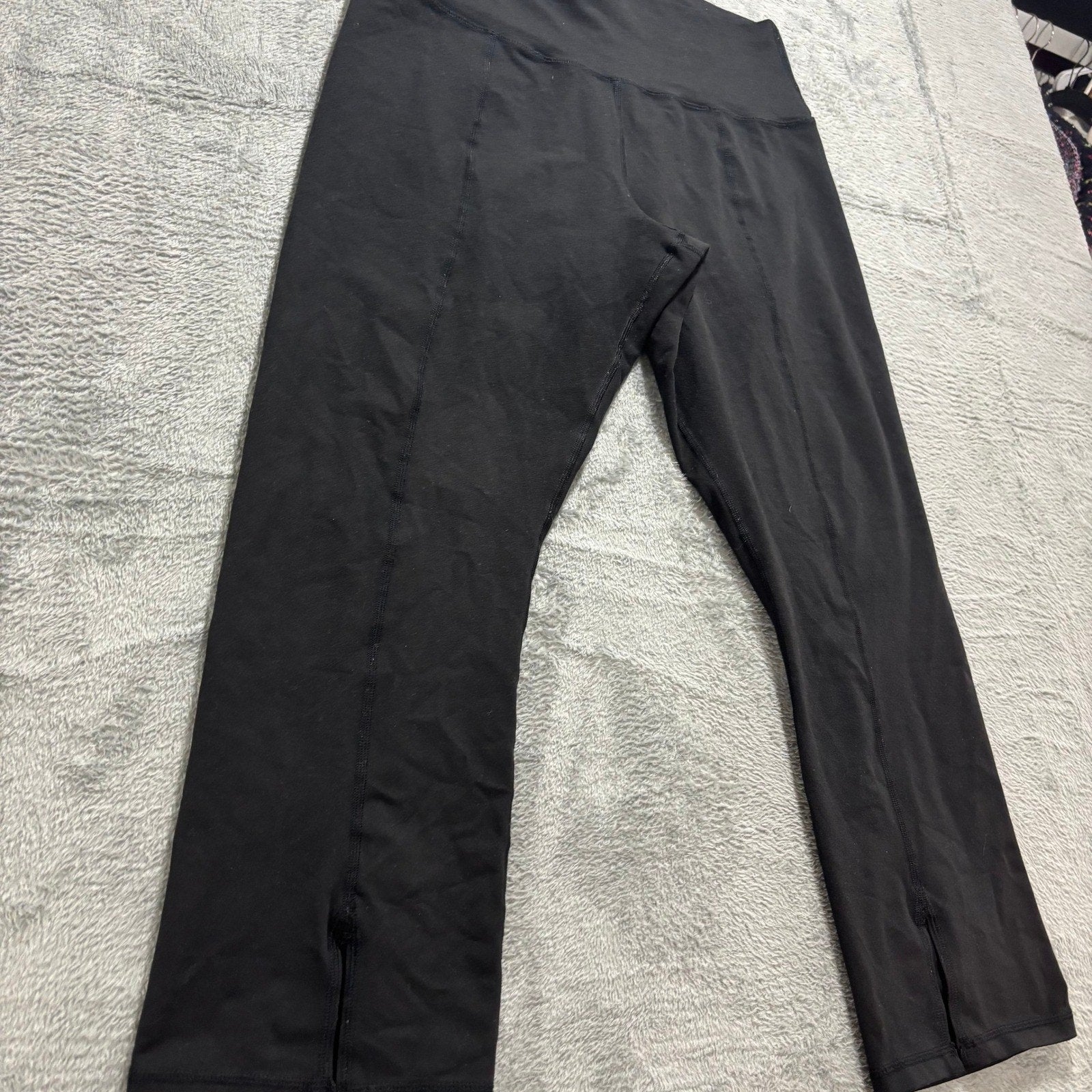 Old Navy Womens XL Black Active Leggings High Rise Compression Yoga Athleisure