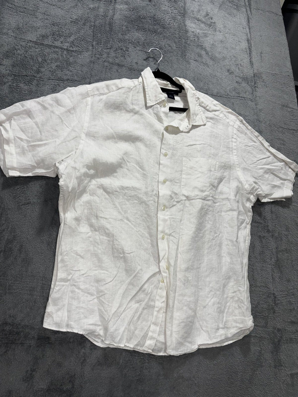 Brooks Brothers Men's White Irish Linen Shirt XL, photo 3 of 8