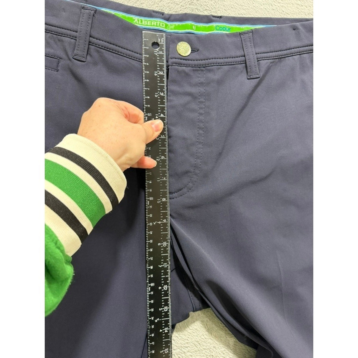 Alberto Golf Shorts Mens 58 US 42 Gray 3xDRY Cooler Performance Stretch Fit