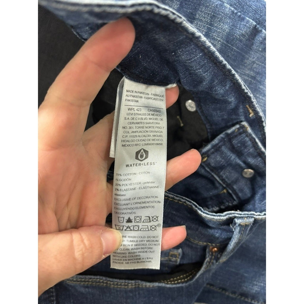 Levi Strauss Signature Jeans Womens 12S Bootcut Medium Wash Stretch Denim