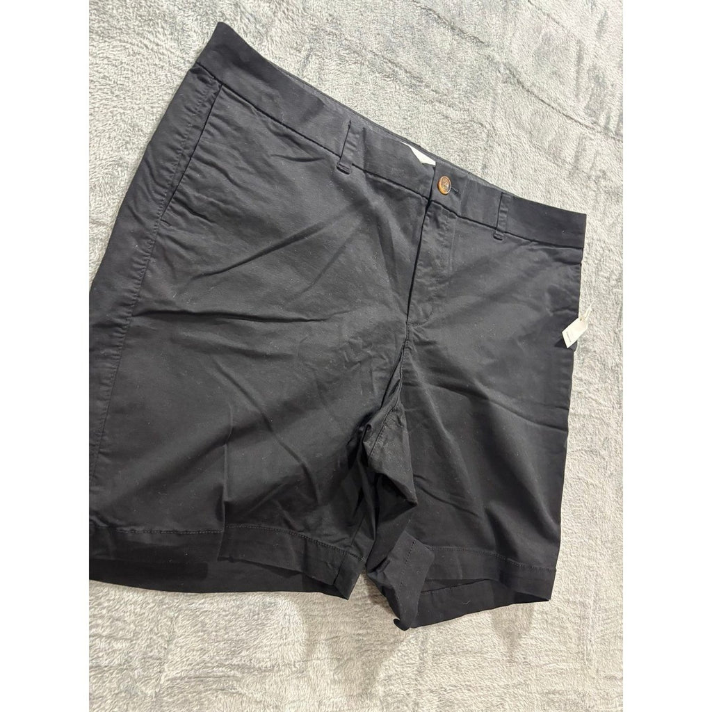 Old Navy 16 Black Womens Chino Shorts Casual Classic Summer