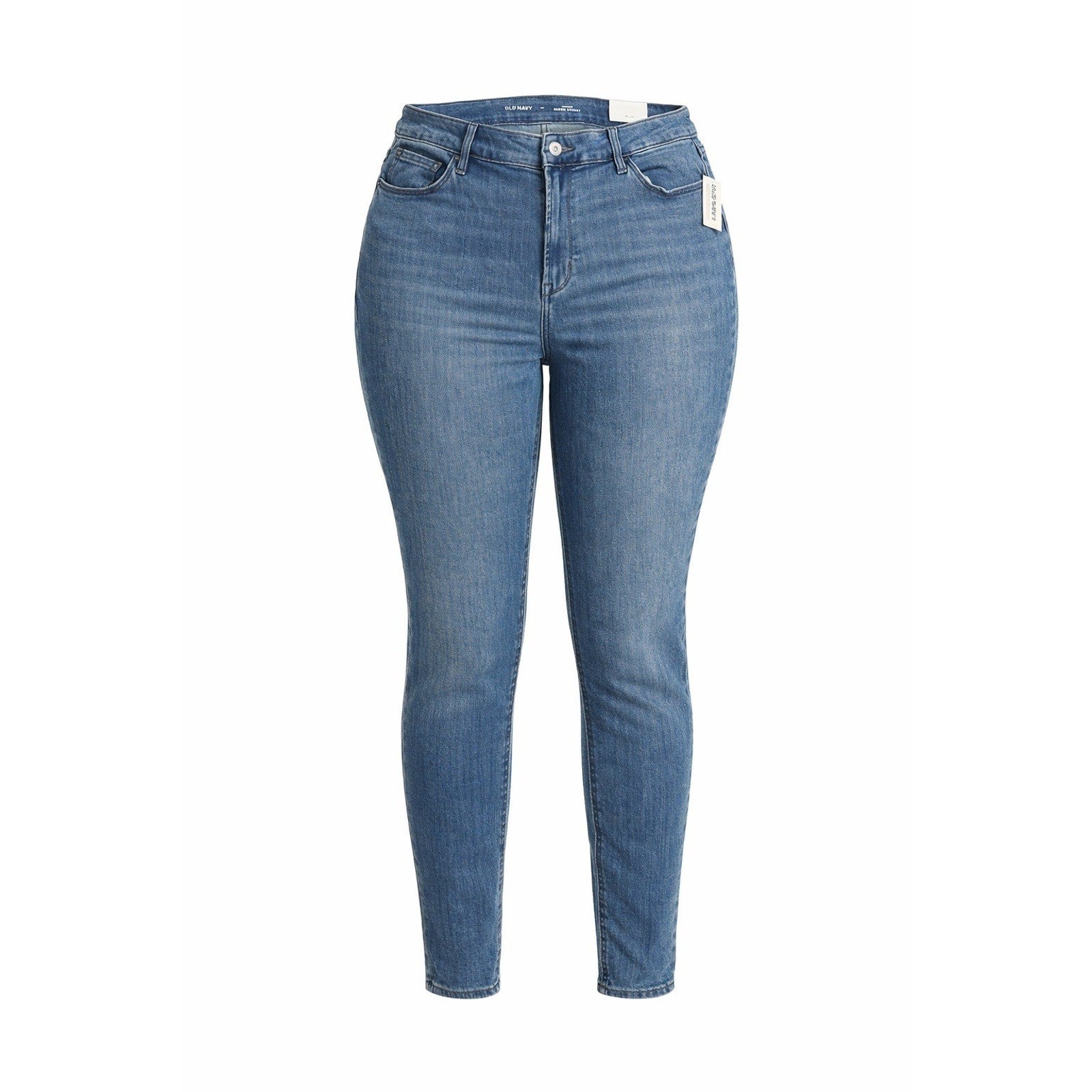 NWT Old Navy Jeans Women 16 High Rise Super Skinny Blue Denim Stretch Y2K Casual