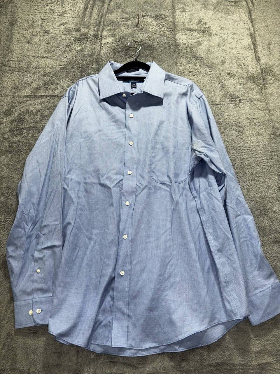 Croft & Barrow Men's Blue Dress Shirt 17 34/35