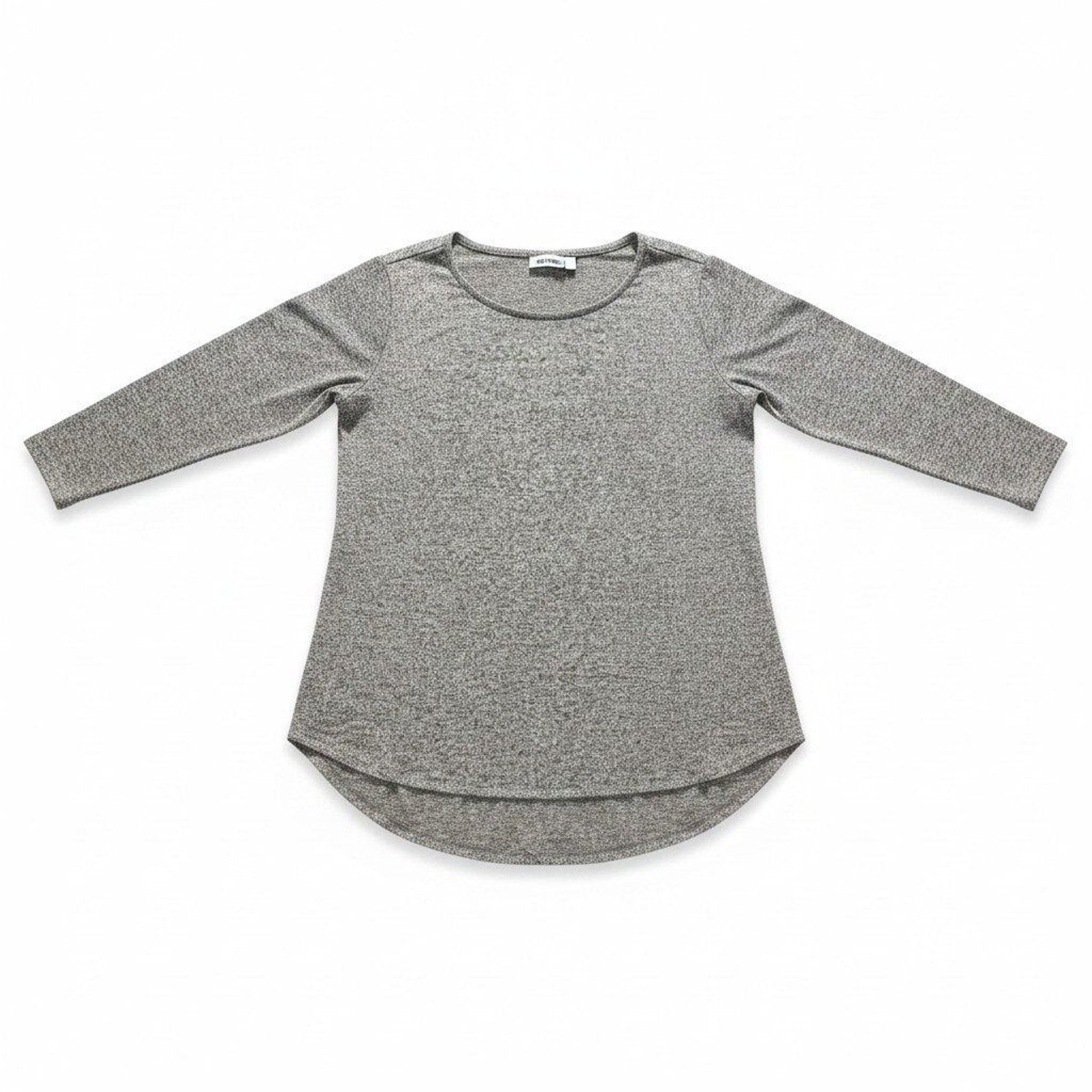 Old Navy M Gray Womens Long Sleeve Top Cozy Casual Heathered Shirt