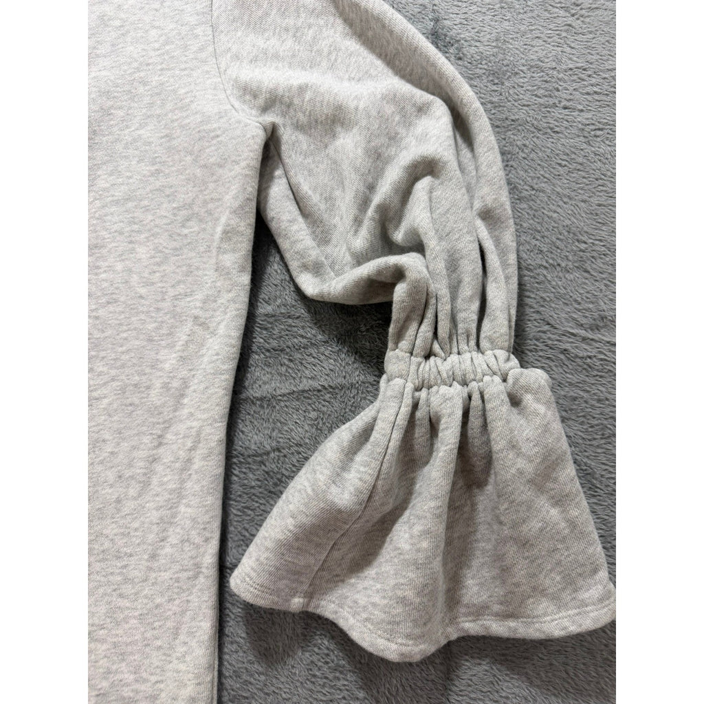 Express One Eleven Womens Small Petite Oatmeal Turtleneck Bell Sleeve Tunic Top