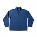Nautica XL Blue Quarter Zip Fleece Pullover Mens Casual Cozy