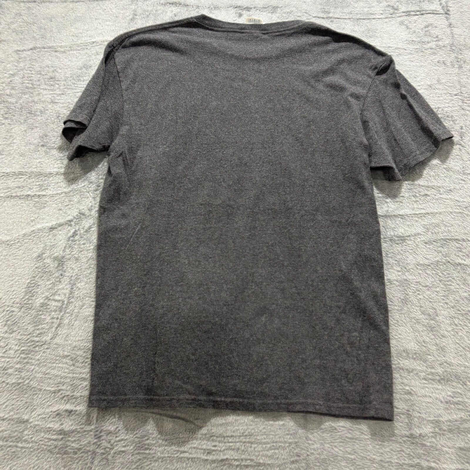 NASA Kennedy Space Center Apollo Saturn V Womens M Gray Graphic T-Shirt Casual