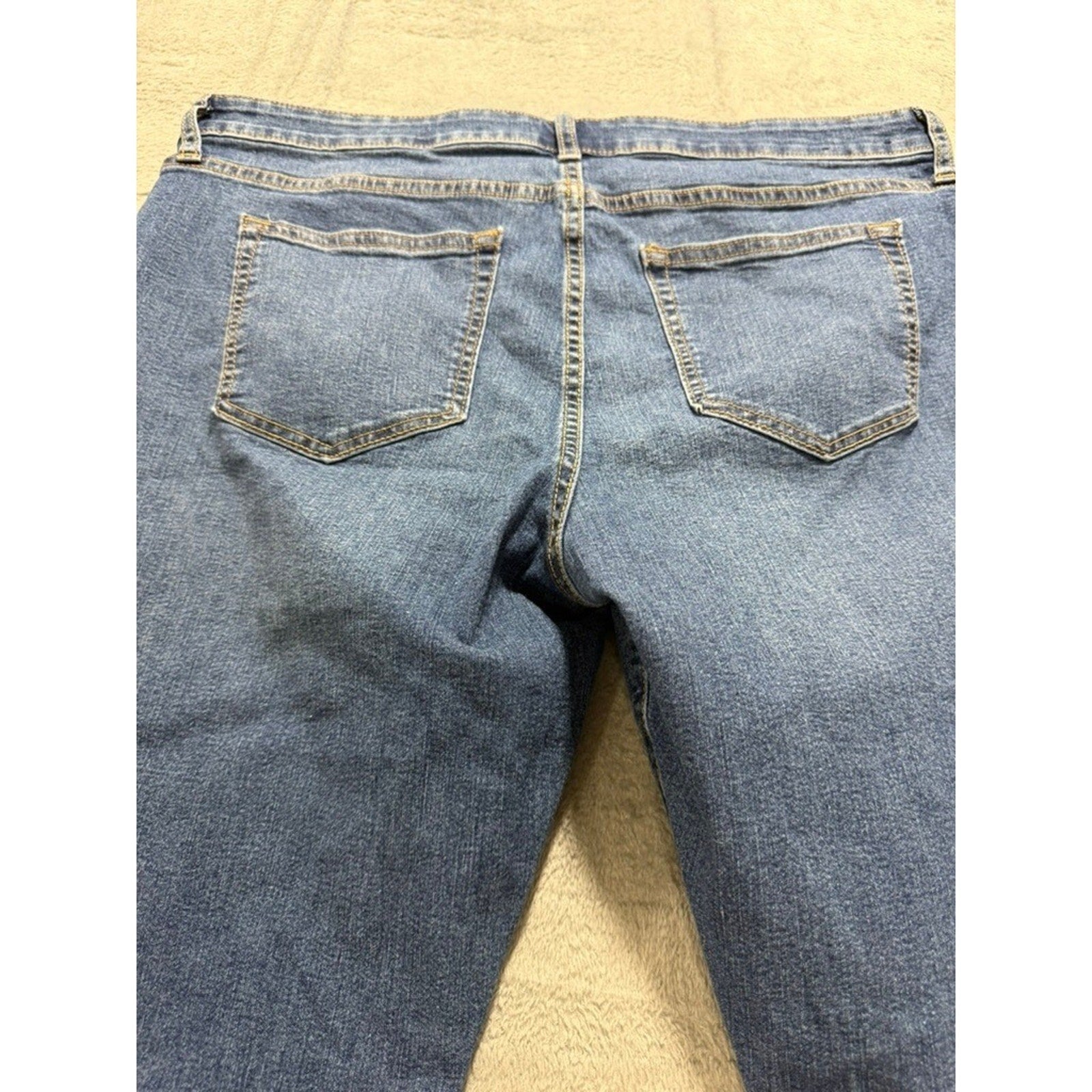 Gap Denim Legging Womens 16/33 Medium Wash Blue Mid Rise Skinny Stretch Jeans