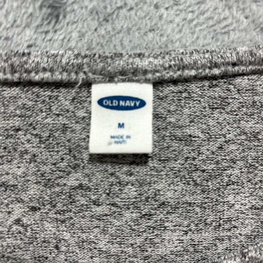 Old Navy M Gray Womens Long Sleeve Top Cozy Casual Heathered Shirt