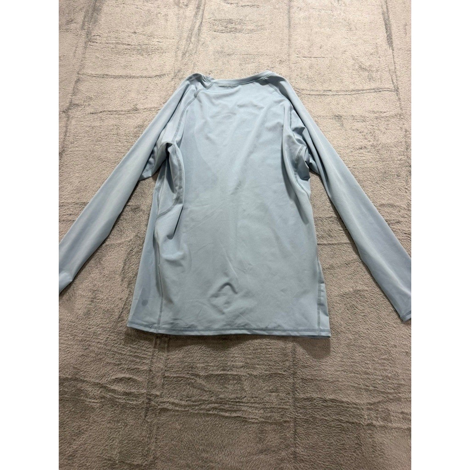 Old Navy Active Breathe On Top Womens XL Light Blue Long Sleeve Workout Shirt